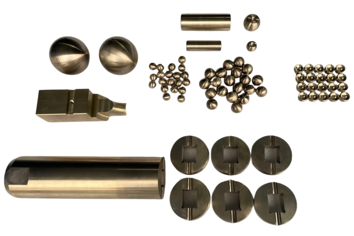 Spare parts for tube bending tooling components
