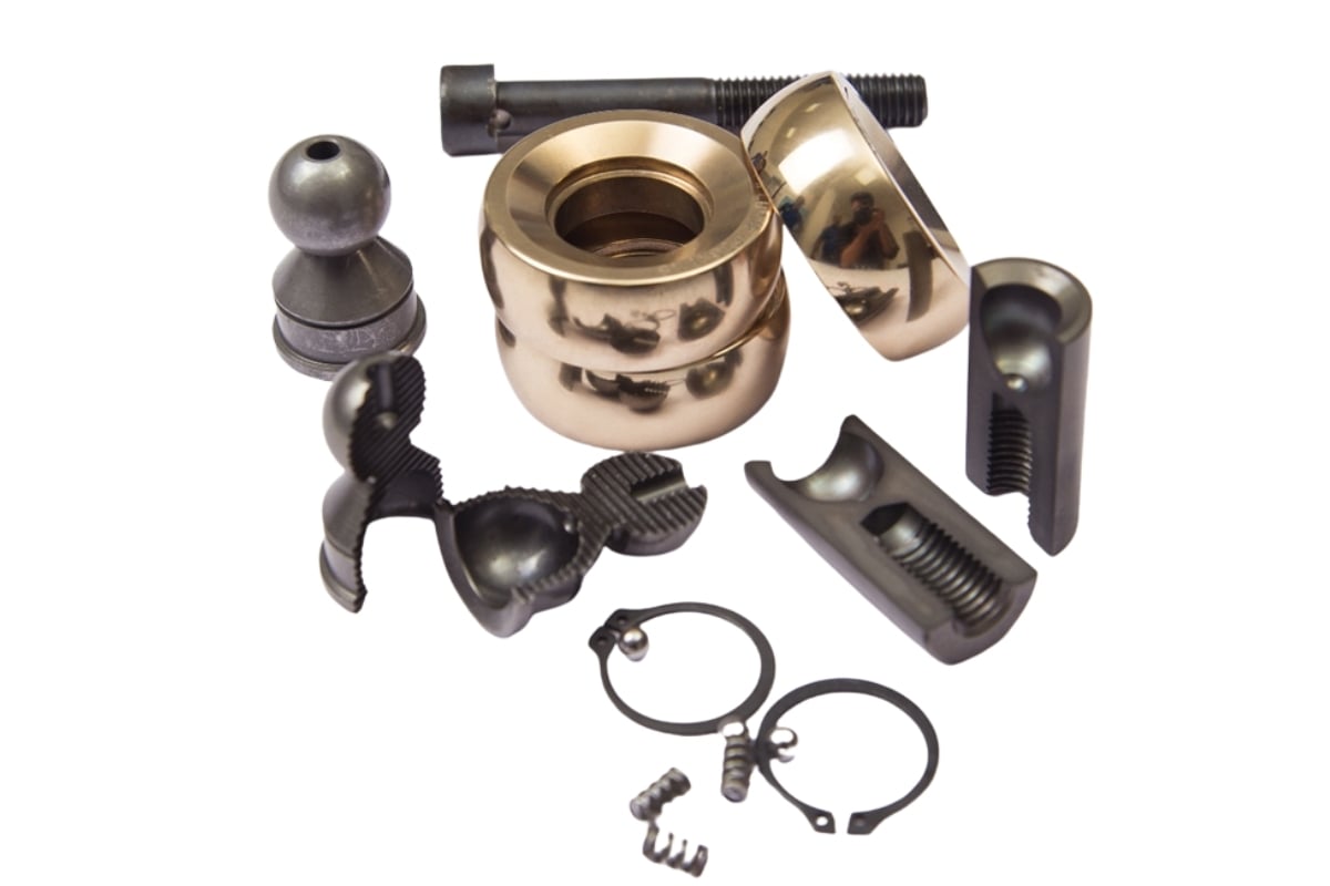 Components/spare parts used in the assemblies of flexible mandrels