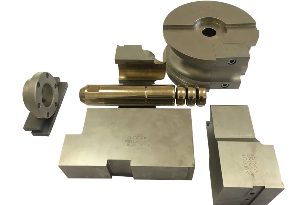 Tube bending tooling set made by AMPCO METAL