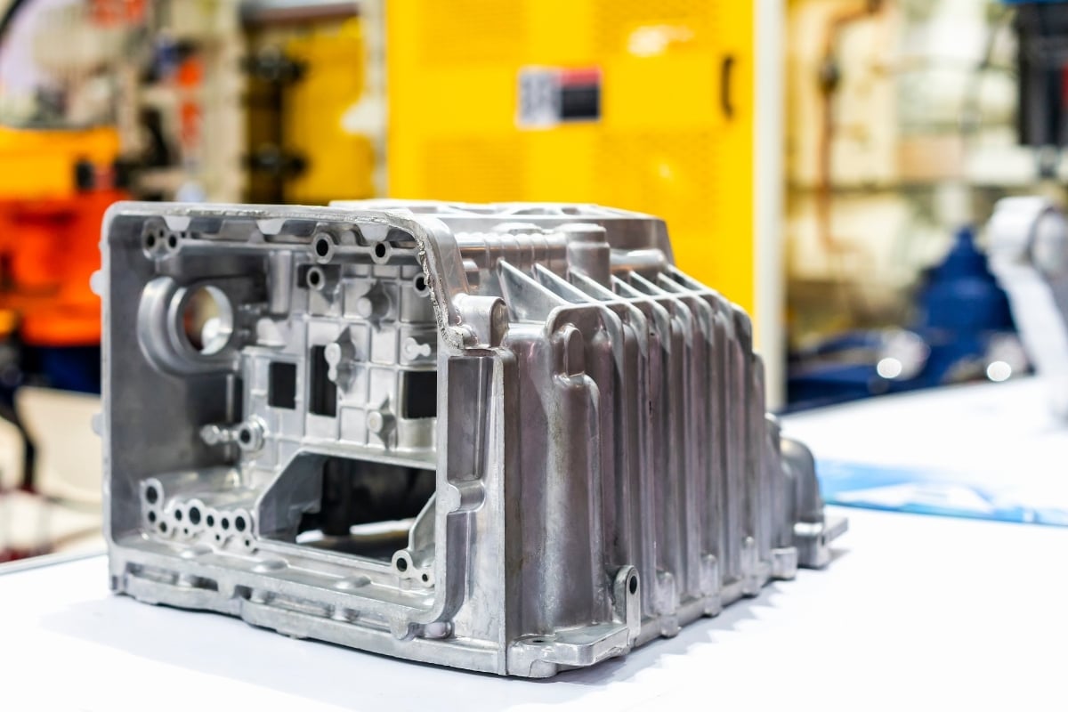 Finished die casting part