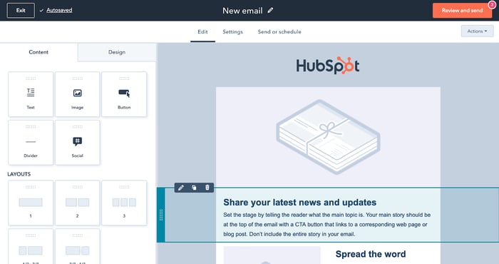 Email Marketing Tool HubSpot