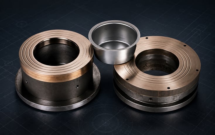 AMPCO setup for deep drawing stainless steel pots