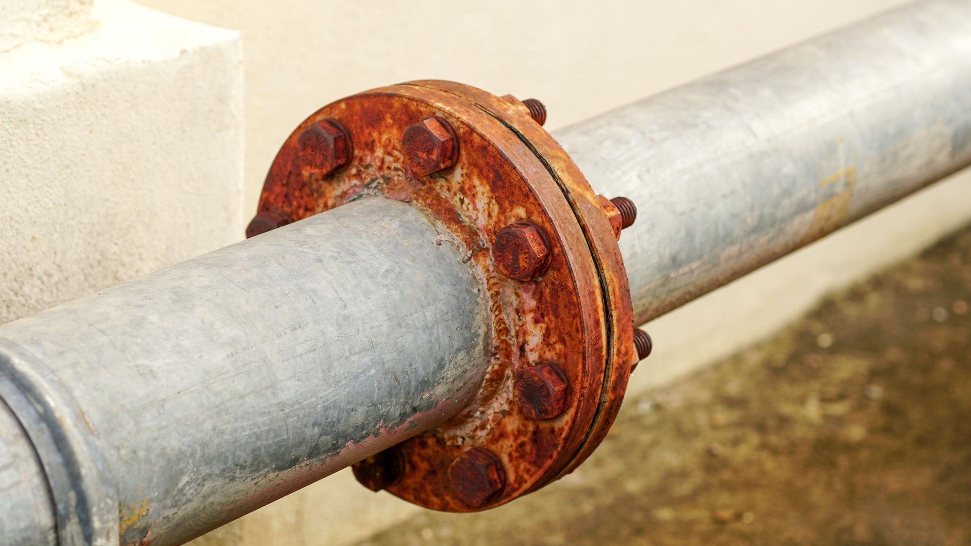 Corroded pipe joint
