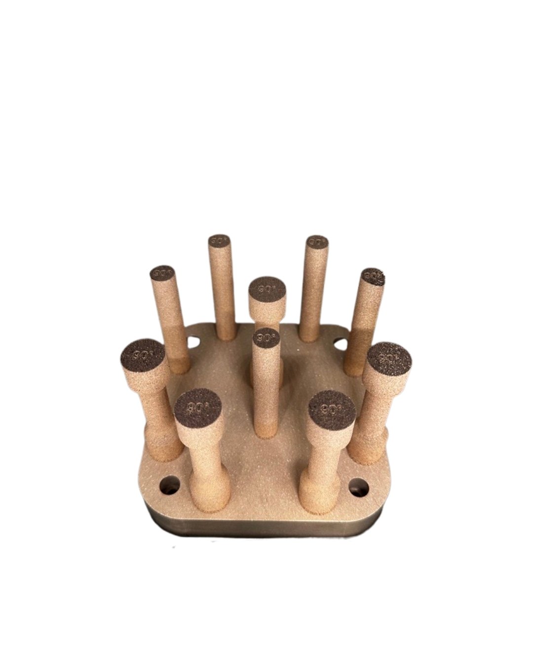 The surface of the printed parts is of very high quality and precise 