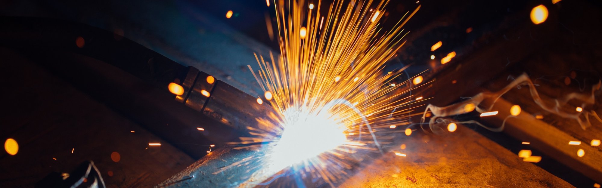 Resistance welding sparks