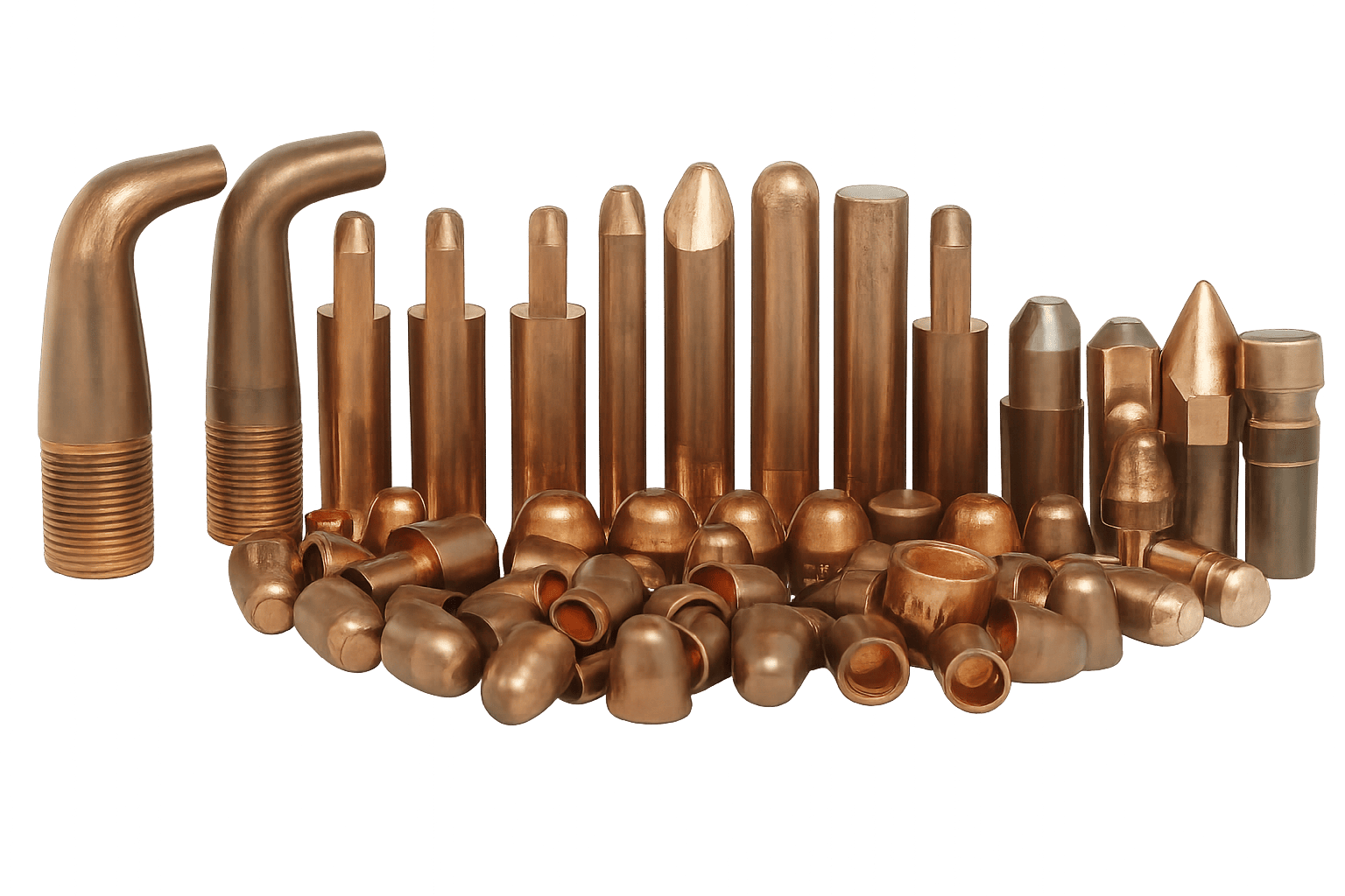 Resistance welding tips made of AMPCOLOY®