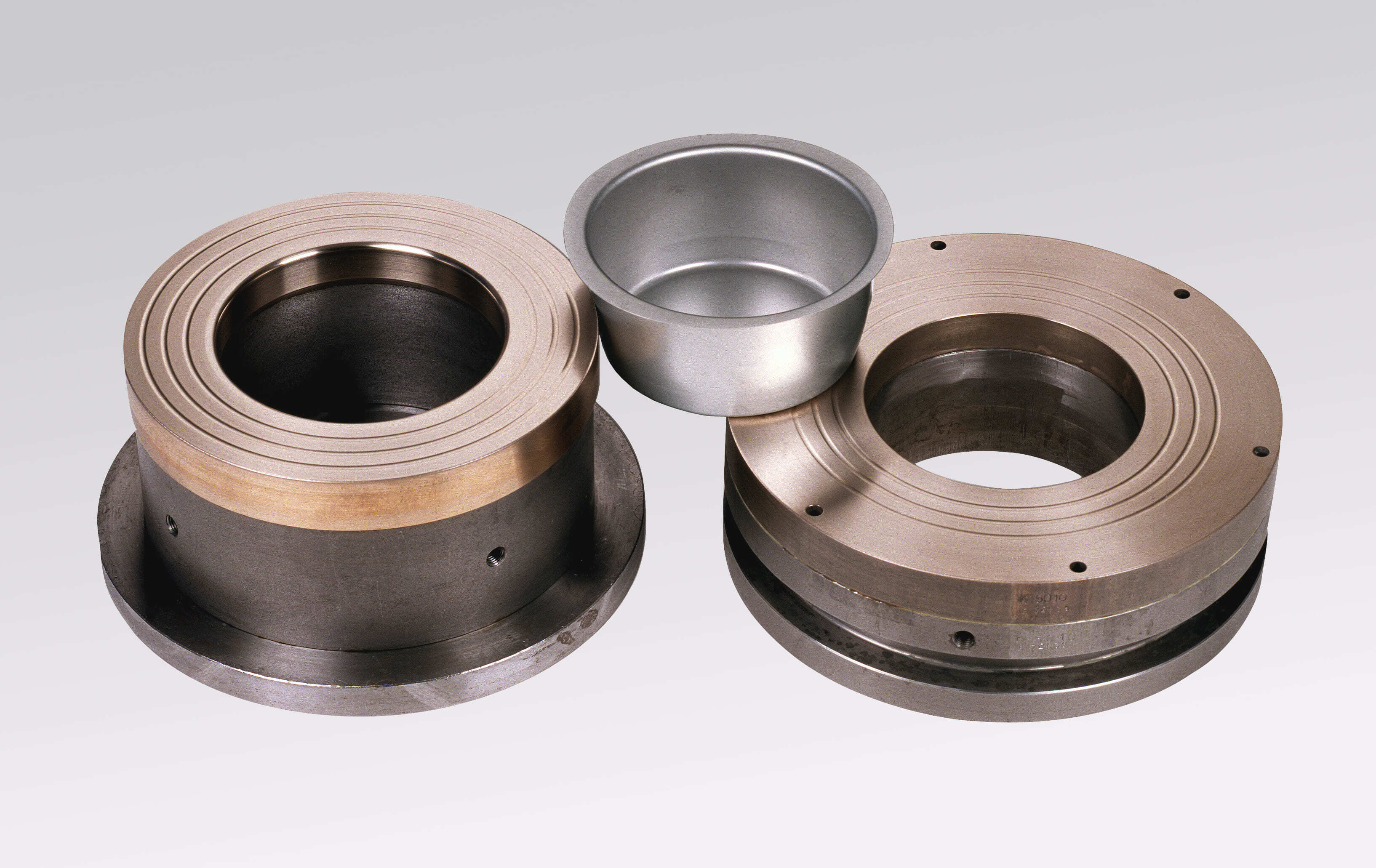 AMPCO setup for deep drawing stainless steel pots