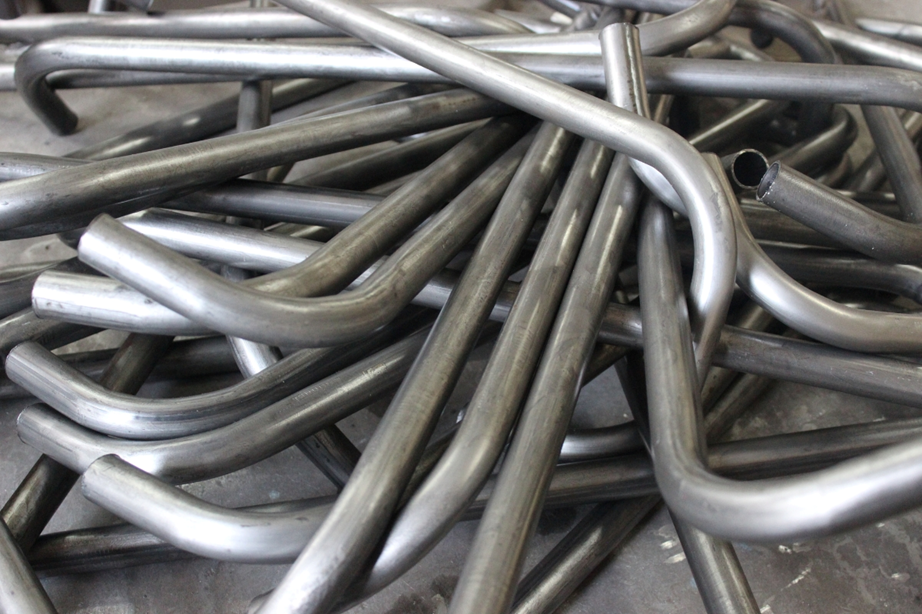 Scrap metal from tube bending