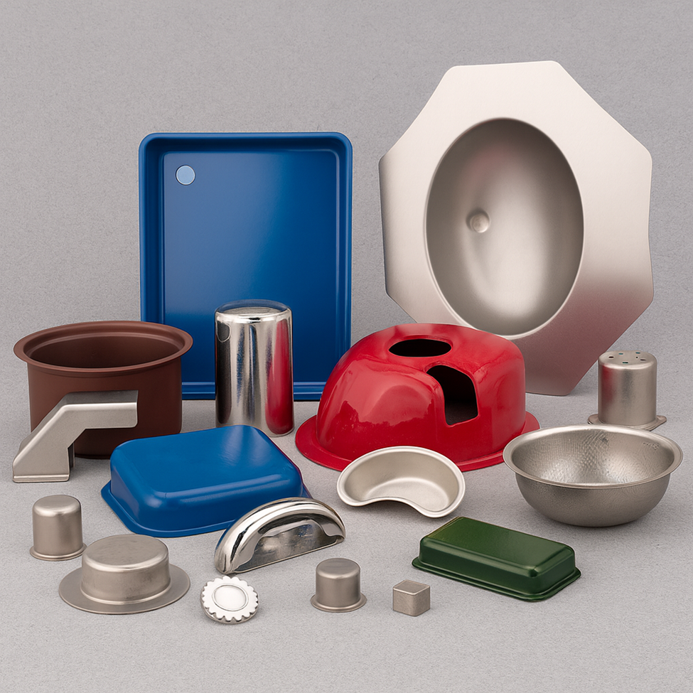 Items made by deep drawing